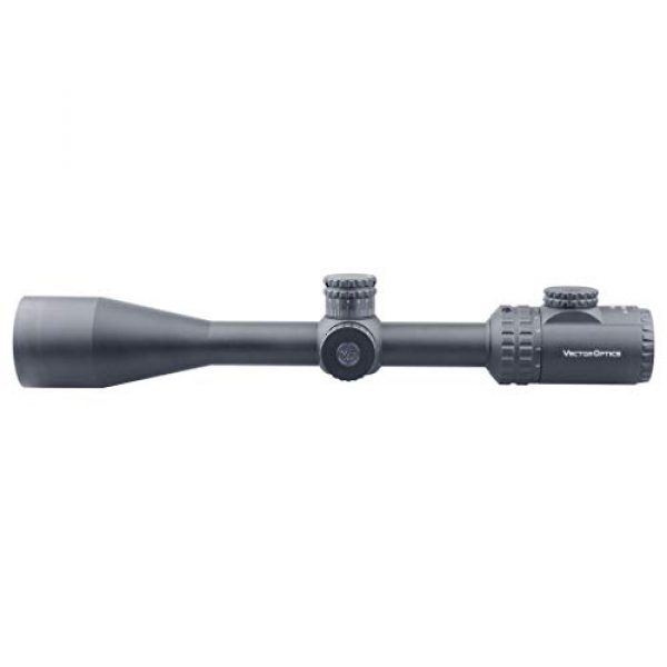 Vector Optics Rifle Scope 5 Vector Optics Hugo 4-16x44 Second Focal Plane (SFP) Riflescope with Illuminated Center Dot BDC Reticle, 25.4mm Tube, 1/4 MOA Per Adjustment, Turret Lock System, Free Mount Rings, Lens Caps, Sunshade