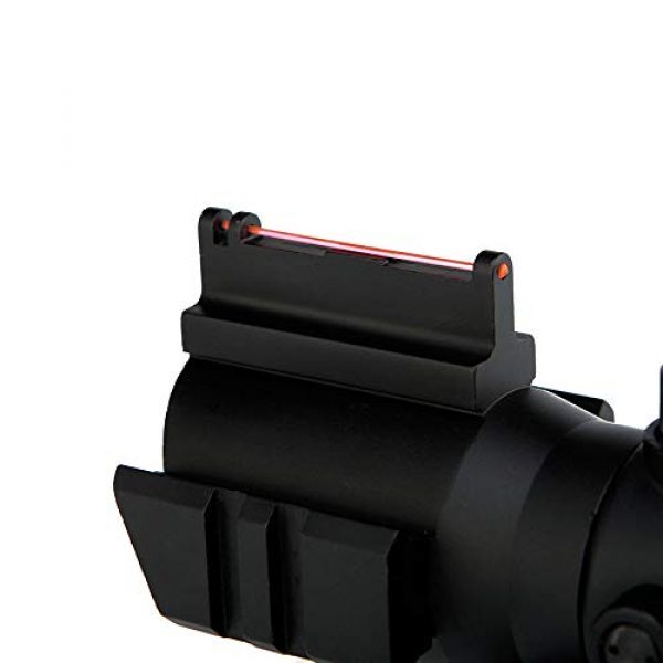 DONGYUCHUN Rifle Scope 3 DONGYUCHUN 4x32 Scope Fiber Optic Prism Cross Tactical Scope with mounting Ring Tactical Hunting Rifle, Scope