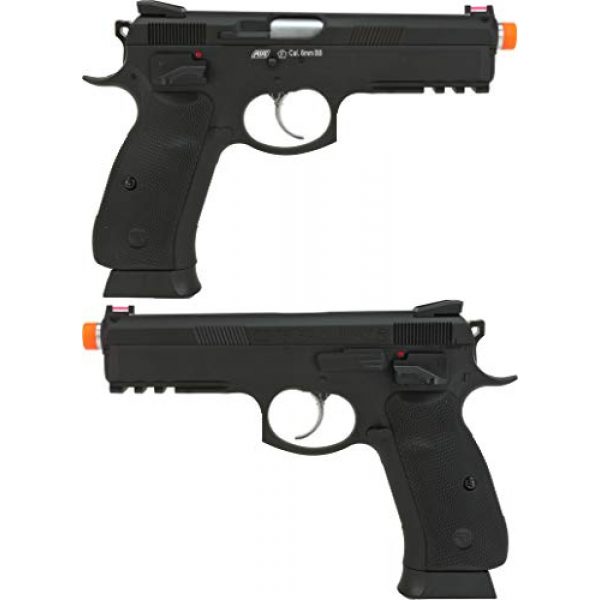 Evike Airsoft Pistol 3 Evike CZ75 SP-01 Shadow Gas Blowback Airsoft Pistol by ASG