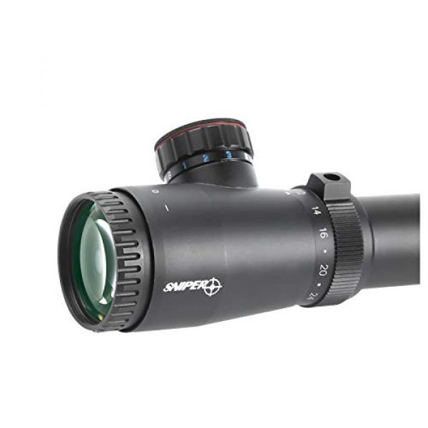 Sniper Rifle Scope 3 Sniper LD6-24x50 SAL /30mm Tube red/Green Illuminated