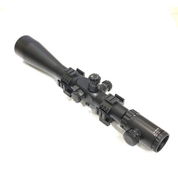 NightStar Rifle Scope 2 NightStar 10-40x56 Side Focus, Glass Illuminated Reticle, 35mm Tube, Mount Included