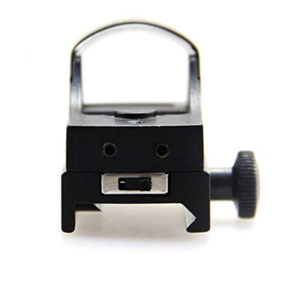 DJym Rifle Scope 6 DJym 1X Red Dot Sight Red Green Adjustable 22MM Rail Hunting Sight
