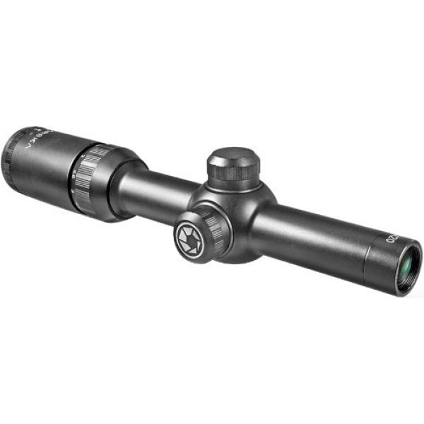BARSKA Rifle Scope 1 BARSKA 1.5-4.5x20, Tactical Mil-Dot Riflescope