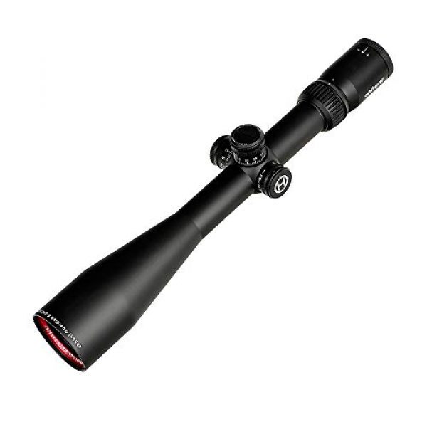 ohhunt Rifle Scope 1 ohhunt Guardian 6-24X50 SF Rifle Scope Side Parallax 1/2 Half Mill Dot Glass Etching Reticle Tube Diameter 30mm Turret Lock Reset Scope with 20mm Picatinny Rail Ring