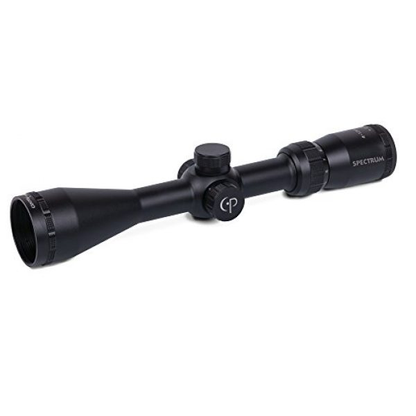 CenterPoint Optics Rifle Scope 1 CenterPoint Crosman LR412FFPS1 Spectrum FFP Riflescope, 4-12x44mm, Black