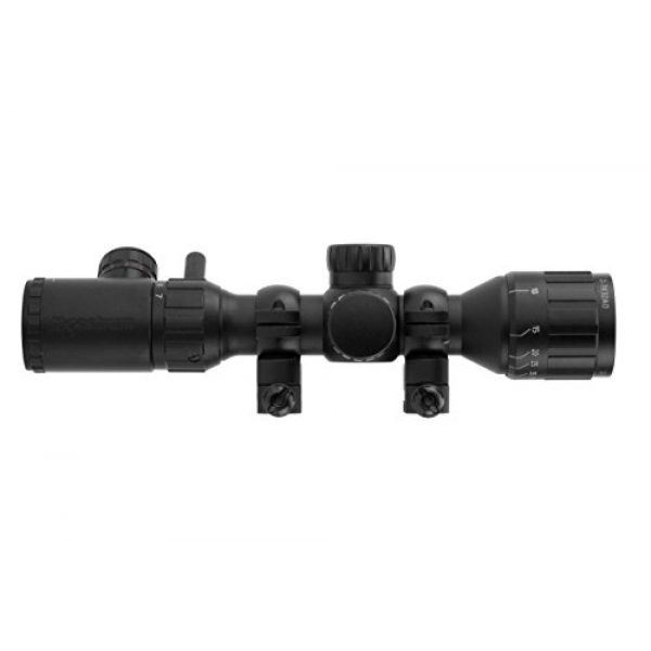 Monstrum Rifle Scope 2 Monstrum 2-7x32 AO Rifle Scope with Illuminated Range Finder Reticle and Parallax Adjustment