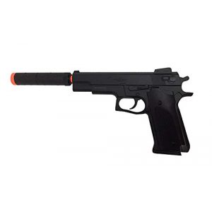 Double Eagle Airsoft Pistol 1 Double Eagle M24 Airsoft Spring Pistol - Powerful 300 FPS Spring Action Airsoft Gun Great Entry Level Airsoft Gun for Fun Fast Clean Inexpensive and Easily maintained