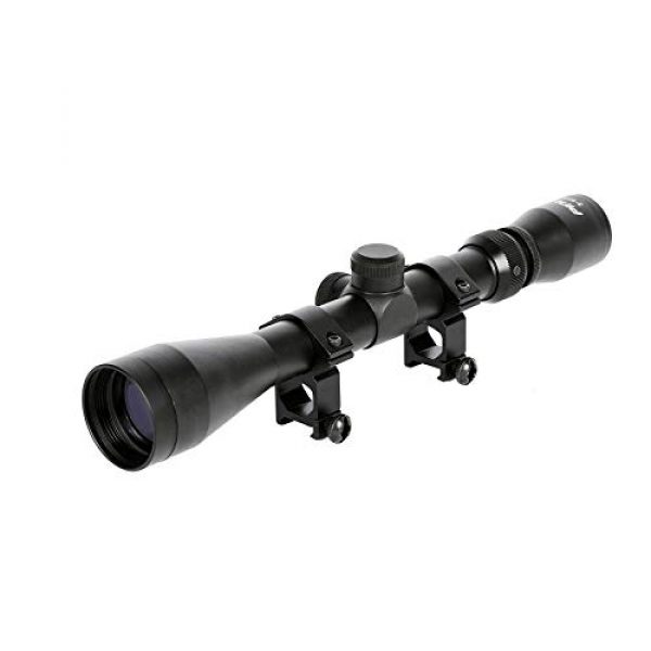 Pinty Rifle Scope 2 Pinty 3-9X40 Duplex Optical Hunting Rifle Scope Combo with Red Laser and Torch