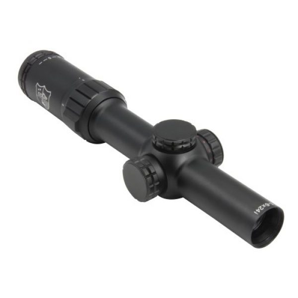 CCOP Rifle Scope 1 CCOP 1-6x24 CQB Tactical Rifle Scope, 30mm, Red/Green