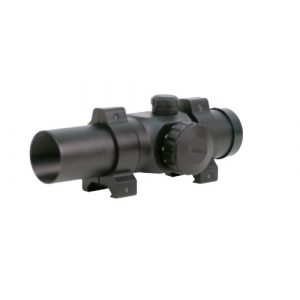 Hi-Lux Optics Rifle Scope 1 Hi-Lux Optics Red-Dot Series 1x25 Riflescope with Rings, Matte Black