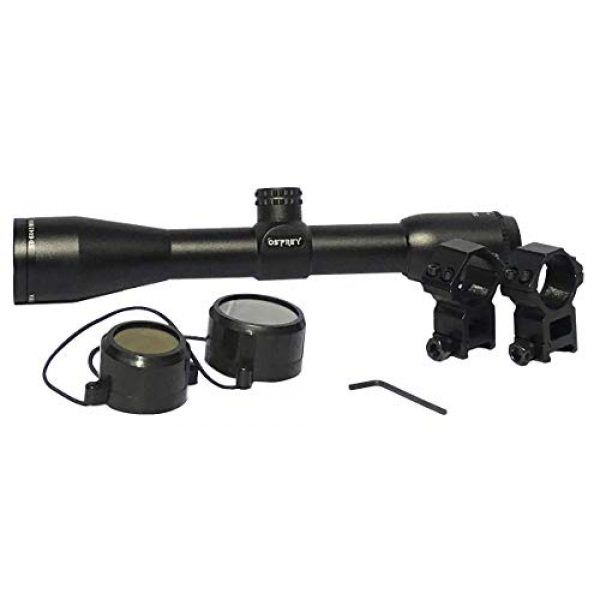 Osprey Global Rifle Scope 3 Osprey Global SD6X42MOA Standard MOA Reticle Hunting Scope, 6X 42mm, Matte Black