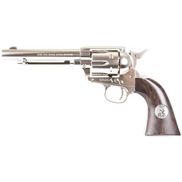 Colt Air Pistol 1 Colt John Wayne CO2 Pellet Revolver, Nickel - 0.177 Caliber