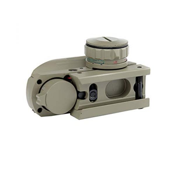 DJym Rifle Scope 2 DJym Sand Color Red and Green Dot Reflex Sight Scope with Broad Gauge Electrodeless Used for Hunting Rifle Scope
