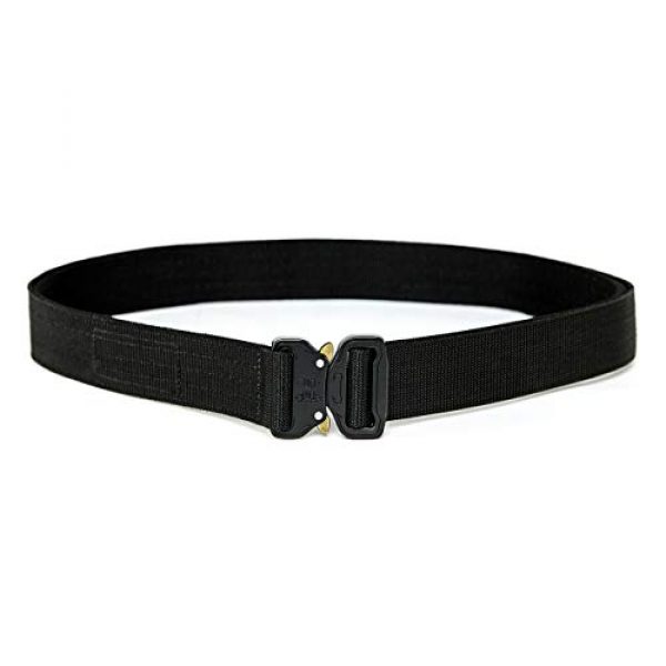 WOLF TACTICAL Tactical Belt 1 WOLF TACTICAL Heavy Duty Quick-Release EDC Belt - Stiffened 2-Ply 1.5" Nylon Gun Belt for Concealed Carry, Holsters, Pouches, Military Training