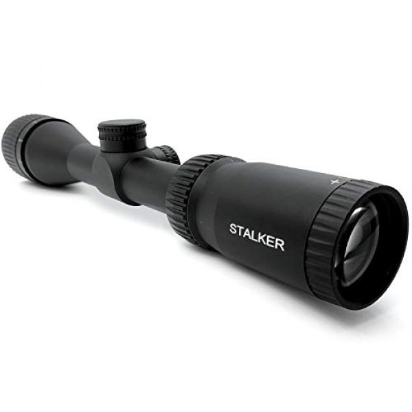 AYIN Rifle Scope 6 AYIN Sights Stalker 3-9x40 Tactical/Hunting Scope with Capped Turrets, Parallax Adjustment & Scope Cover