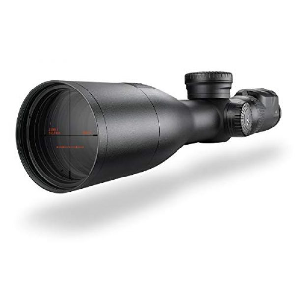 Swarovski Optik Rifle Scope 1 Swarovski Optik 5-25x52 dS PL Digital Series Riflescope, Matte Black with Illuminated First Focal Plane 4A-I Reticle, Side Parallax Focus, 40mm Center Tube