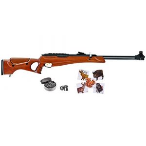Wearable4U Air Rifle 1 Hatsan Proxima Walnut Air Rifle with Included Wearable4U 100x Paper Targets and Pellets Bundle