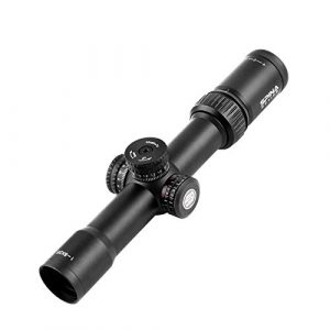 SPINA OPTICS Rifle Scope 1 1-6x28 SFP Tactical Rifle Scope Optics Sight Mil-dot Reticle Wide Angle Wide Vision Scope for Hunting