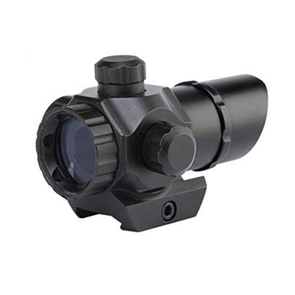 DJym Rifle Scope 2 DJym Tactical 1X22 Mini Red and Green Visual Line, The Red Point in The Range 22 Mm Rail