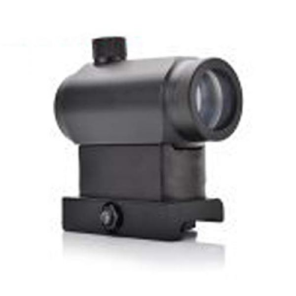 KTAIS Rifle Scope 2 KTAIS Tactical Hunting QD 1X22 Reflex Red&Green Dot Scope Sight with Quick Riser Mount Quick Detach Holographic Collimator Dot Scopes (Color : Black)