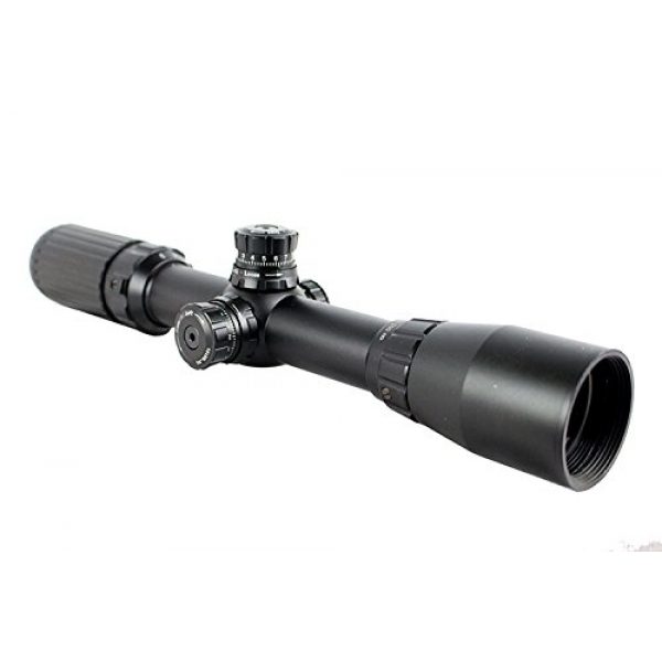 HUNT-DOWN Rifle Scope 1 HUNT-DOWN 3-9x40AO R/G Mil Dot Etched Glass Reticle Front Focus 30mm RifleScope