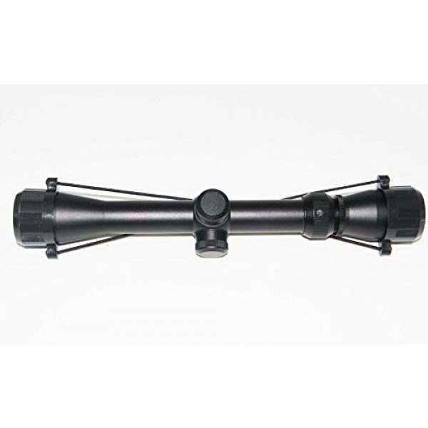 Coldstar Rifle Scope 4 Coldstar 3-9x32 Tactical Rifle Scope with Mount Rings Air Rifle Scope