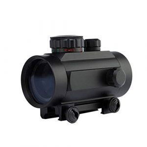DJym Rifle Scope 1 DJym Tactical 1x40mm Red Dot Sight for Rifle Carbine Shootgun Gun Hunting Outdoor Sports