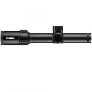 MINOX Rifle Scope 1 MINOX ZX5i 1-5x24mm Riflescope Plex Reticle, Black