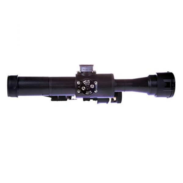 BelOMO Rifle Scope 5 BelOMO POSP 4x24 M. Optical Rifle Scope. Russian Side Mount. 1000m Rangefinder. 1 MOA. Combloc