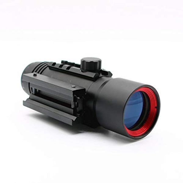 KTAIS Rifle Scope 6 KTAIS 4x33 Acog Riflescope 20mm Dovetail Reflex Optics Scope Tactical Sight for Hunting Gun Rifle Airsoft Sniper Magnifier (Color : 4X33Heighten Base)