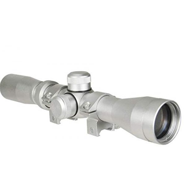DB TAC INC Rifle Scope 1 DB TAC INC Silver Color 2-7x32 Long Eye Relief Scout Scope