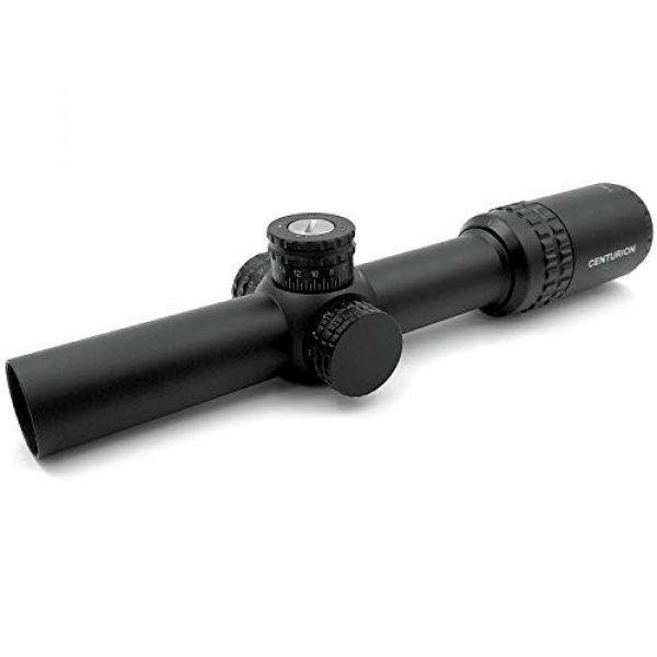 AYIN Rifle Scope 4 AYIN Sights Centurion 1-6x24 Tactical/Hunting Scope with Tactical Turrets, Throw Lever & Flip Caps