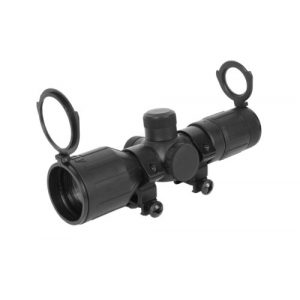 Aim Sports Rifle Scope 1 Aim Sports Inc 3-9X40 Dual Illuminated Rubber Armored Scope with Rings
