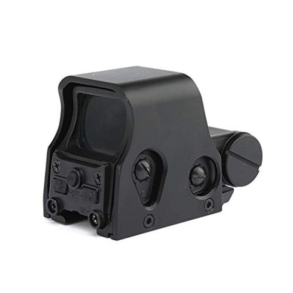 DJym Rifle Scope 5 DJym HD Fast Aiming Accessories, Red Dot Sights Waterproof Shockproof 22mm Rail