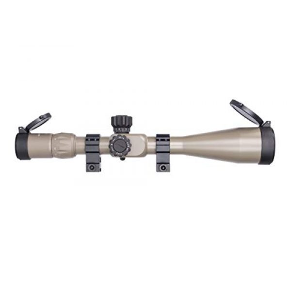 Monstrum Rifle Scope 2 Monstrum Tactical 6-24x50 Rifle Scope with First Focal Plane (FFP) MOA Reticle and Adjustable Objective Lens