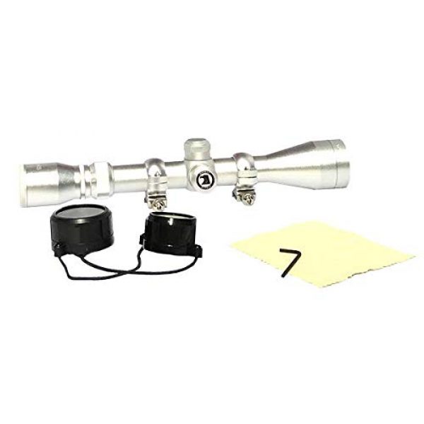 Osprey Global Rifle Scope 3 Osprey Global Standard Silver 3-9x40 Silver Mil-Dot reticle Rifle Scope