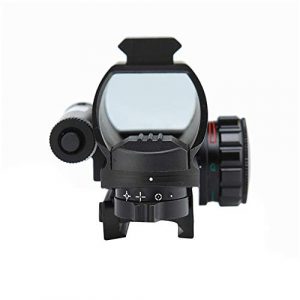 DJym Rifle Scope 1 DJym 1X Magnification Fast Sight, Additional Red Red Dot Sight Top with Rail Mounting Tactical Accessories