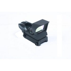 Ultimate Arms Gear Rifle Scope 1 Ultimate Arms Gear Tactical New Generation CQB 4 Reticle Red Dot Open Reflex Sight with Integral Sunshade And Rifle Shotgun Pistol Crossbow Weaver-Picatinny Rail Mount Includes Battery And Lens Cleaning Kit