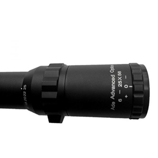 Ade Advanced Optics Rifle Scope 4 Ade Advanced Optics 6-25x56 35mm Long Range Rifle Scope Mil-dot Bar Side Focus