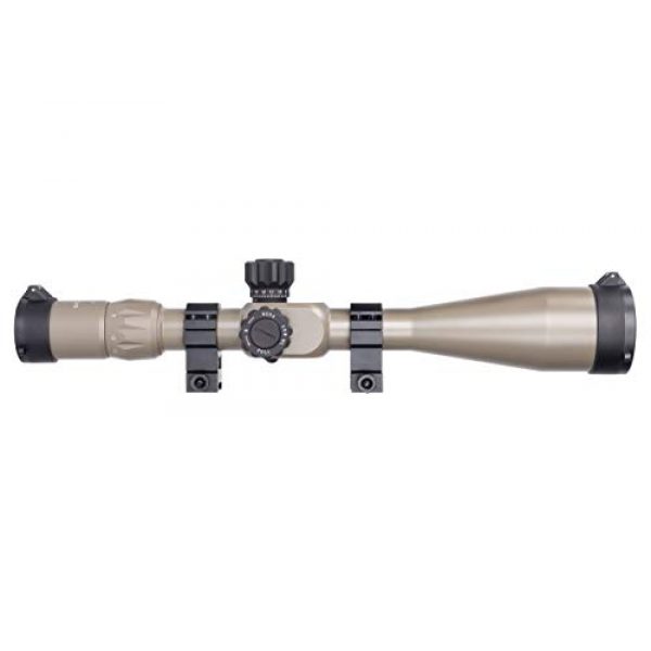 Monstrum Rifle Scope 3 Monstrum Tactical 6-24x50 Rifle Scope with First Focal Plane (FFP) MOA Reticle and Adjustable Objective Lens