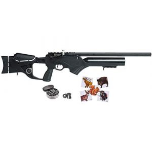 Wearable4U Air Rifle 1 Hatsan Barrage Semi Auto PCP Air Rifle with Included Wearable4U 100x Paper Targets and Lead Pellets Bundle
