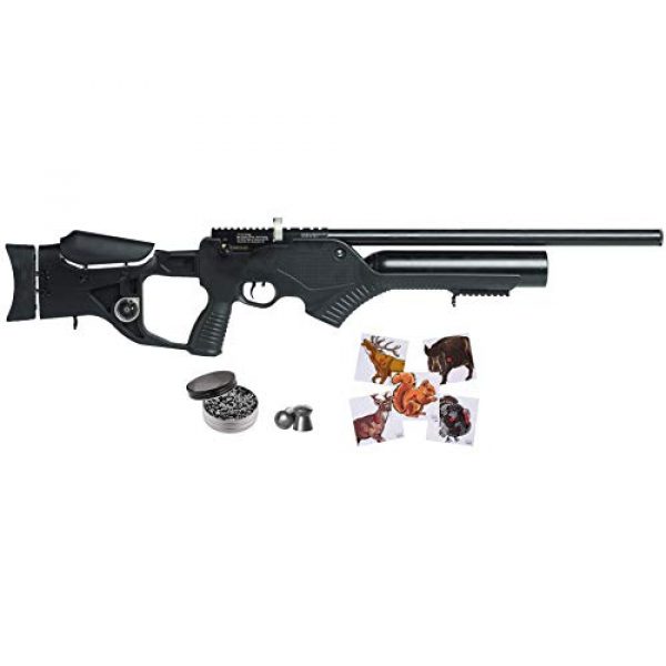 Wearable4U Air Rifle 1 Hatsan Barrage Semi Auto PCP Air Rifle with Included Wearable4U 100x Paper Targets and Lead Pellets Bundle