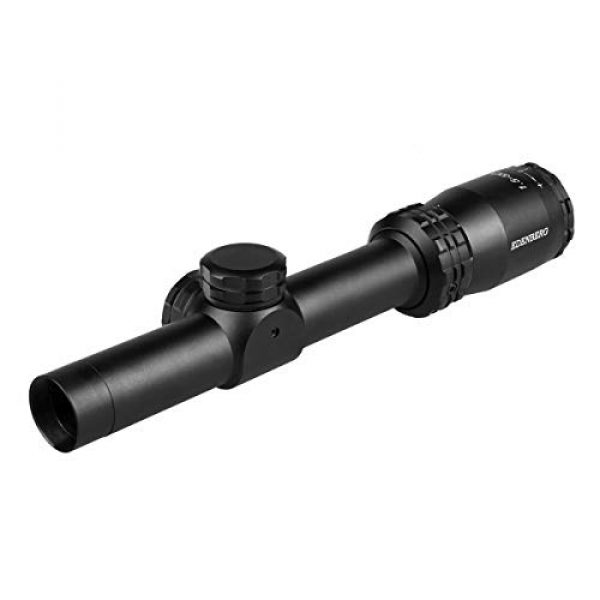 Edenberg Rifle Scope 1 Edenberg 1.5-5x20mm Duplex Crosshair Reticle 1-inch Tube Rifle Scope for Hunting and Tactical Shooting 100% Waterproof Fogproof Shockproof Construction with Wide Filed of View