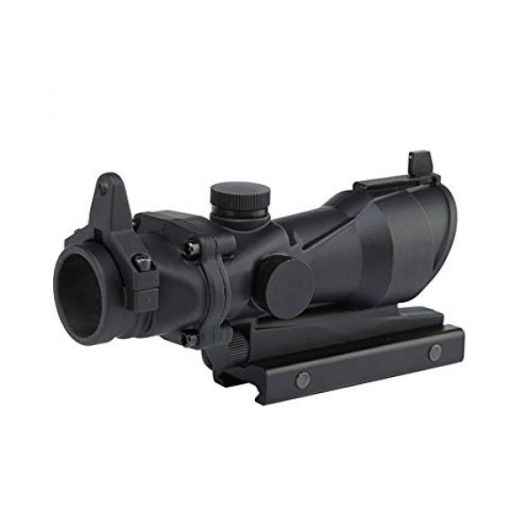 DJym Rifle Scope 3 DJym Wire Differentiation HD No Magnification Blue Film Sight, Inner Red Dot Sightproof