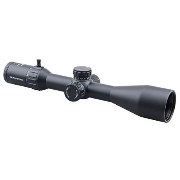 Vector Optics Rifle Scope 6 Vector Optics Paragon 3-15x50mm Second Focal Plane (SFP) Genii 1/10 MIL Tactical Riflescope with Red Illuminated Reticle, 30mm Mount Rings, Lens Cover, 3 Inch Sunshade