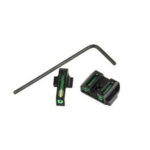 Without Rifle Scope 5 Toy Gun Sight Red dot Sight Magnification Sig Sauer P226 P229 Front and Rear Fiber Optic Sights for P228, P238, P320, P938#8 Front Group/#8 Rear Group (Color : Black)
