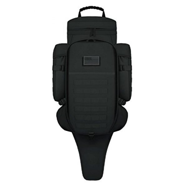 East West U.S.A Tactical Backpack 1 East West U.S.A RT538/RTC538 Tactical Molle Military Assault Rucksacks Backpack, Black