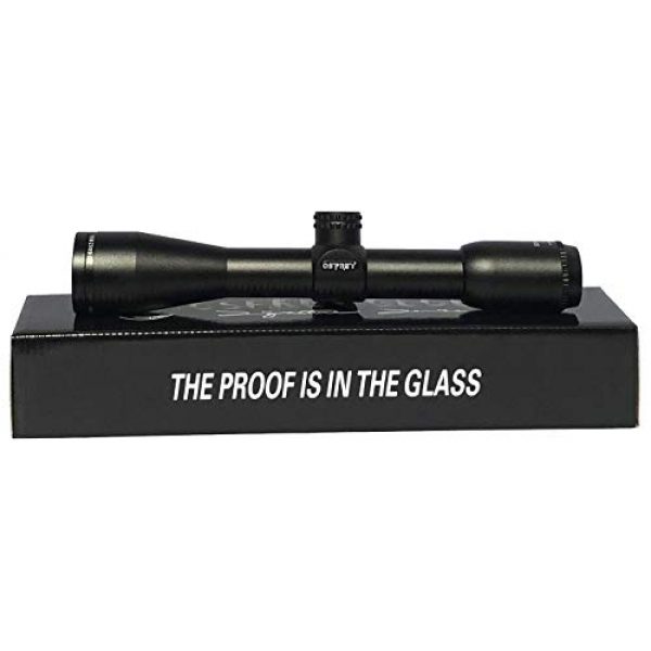 Osprey Global Rifle Scope 4 Osprey Global SD6X42MOA Standard MOA Reticle Hunting Scope, 6X 42mm, Matte Black