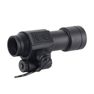 UELEGANS Rifle Scope 1 UELEGANS 1x30 Compact Tactical Hunting Red Dot Sight with cemented Red Film Lens