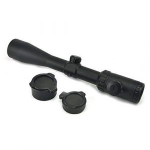 TOTEN Rifle Scope 1 TOTEN Rifle Scope 3-9x42 FL Riflescope 30 mm Illuminated Red/Green Mil dot Riflescopes Color Black "